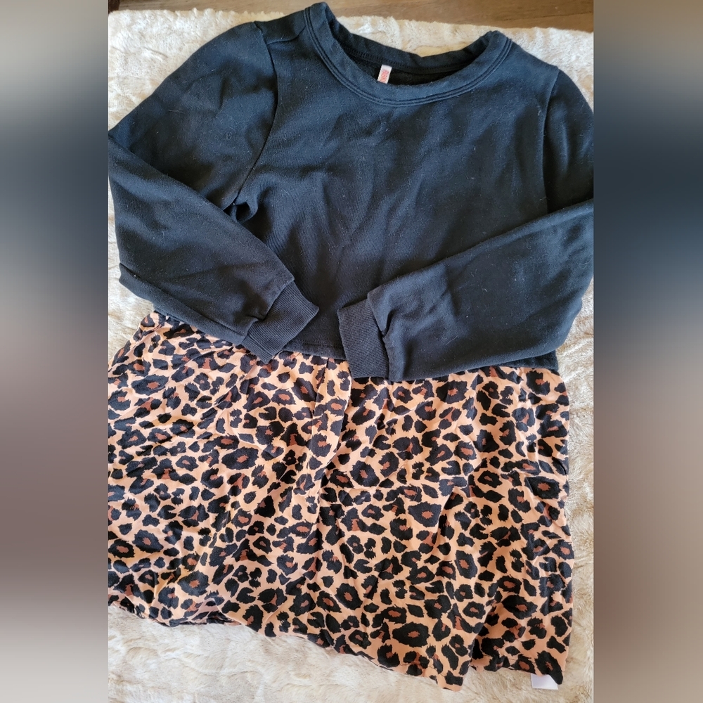 FABKIDS Casual 🐆 Sweatshirt Dress